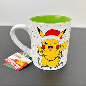 Pokémon Nintendo Pikachu Christmas Ceramic 4oz Mug (414 mls) Drinking Cup New